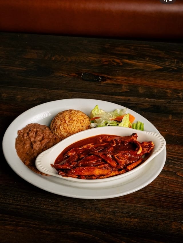 Chicken Mole Poblano.