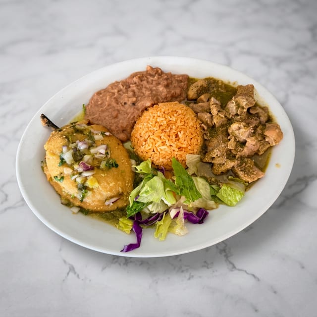 #3Chile Verde & Chile Relleno.
