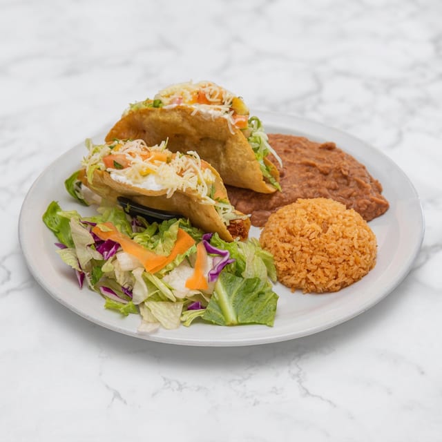 Tacos De Shredded Chicken.