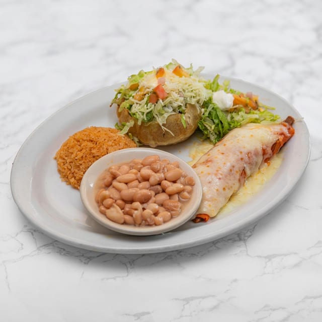 L-2 Sope & Enchilada.